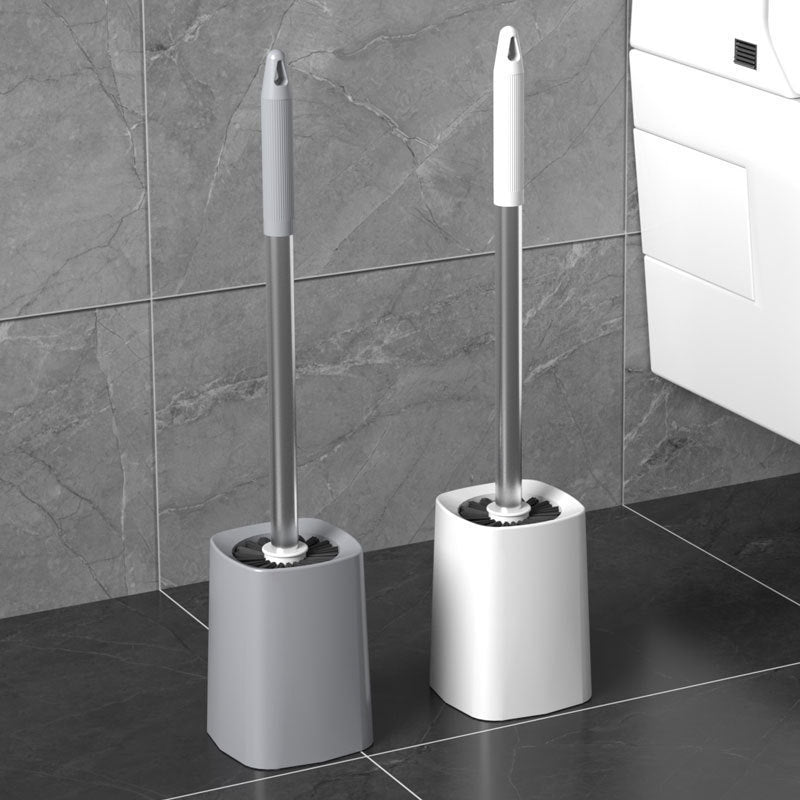 Plastic Toilet Brush With Base Bathroom Cleaning Set