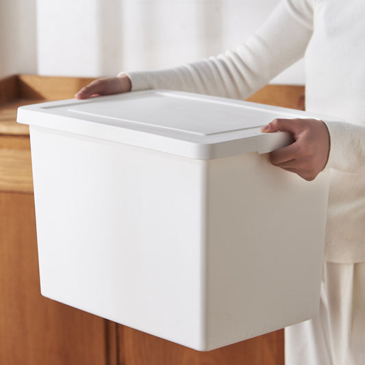 Large Plastic Storage Box With Lid Organizer