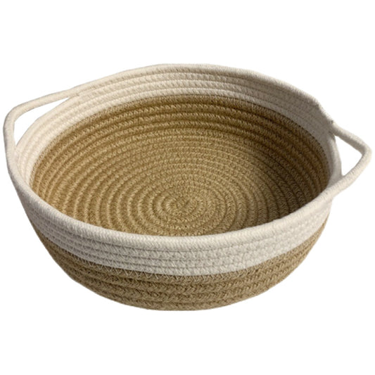 Cotton Rope Storage Basket For Desk Accessories