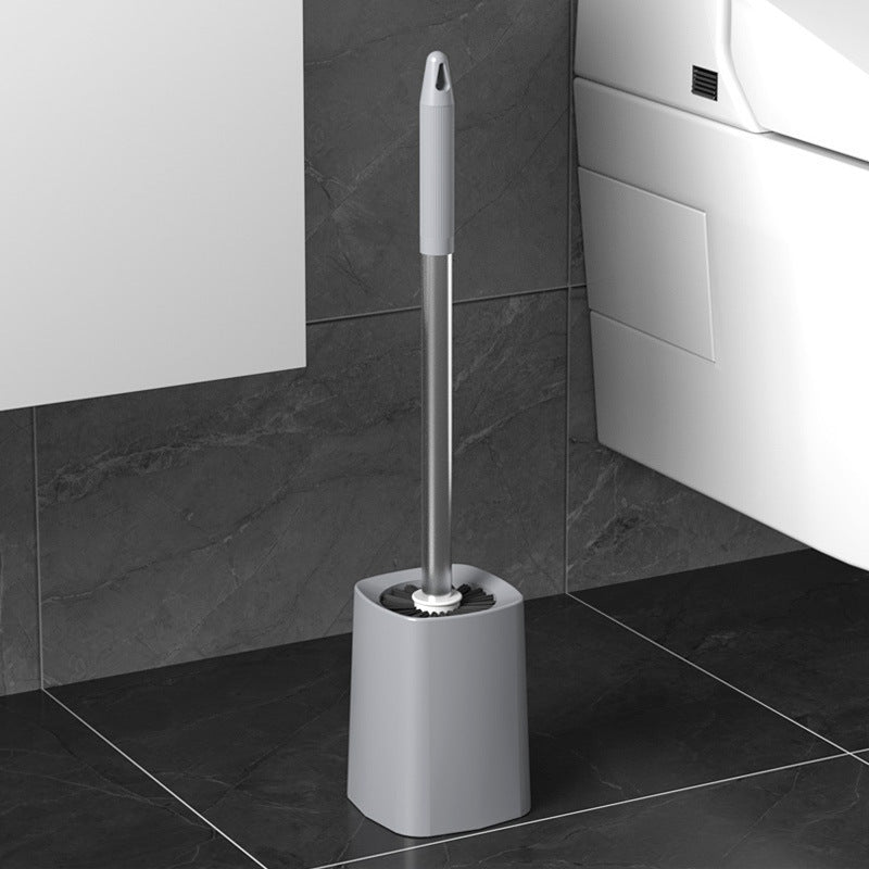 Plastic Toilet Brush With Base Bathroom Cleaning Set